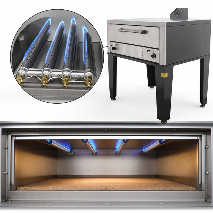 Product image #3 for Peerless CW41B Gas Single-Deck Bake & Roast Oven, 42 x 32 Inch Steel Deck