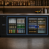 Thumbnail image #3 for Krowne Two-Section Sliding Glass Door Back Bar Cooler, 108 Inches Wide