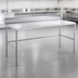 Thumbnail image #3 for Sapphire SMTEOB-2472G 72-Inch x 24-Inch Stainless Steel Work Table with 5-Inch Backsplash and Open Galvanized Base