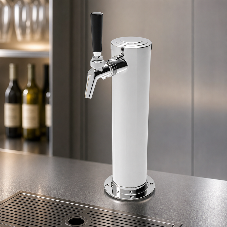 Product image #3 for Perlick Draft Arm Style Wine Dispensing Kit with 1 Faucet, Chrome Finish