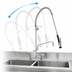 Thumbnail image #3 for Fisher 8-Inch Center Deck Mount Pre-Rinse Unit with Spring Action Gooseneck and 6-Inch Swing Spout
