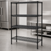 Thumbnail image #3 for Eagle Add-A-Shelf 4-Tier Wire Shelving Starter Unit, 48 x 14 x 74 Inches, Black Epoxy