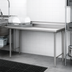 Thumbnail image #3 for Eagle Group Spec-Master Straight Clean Dishtable, 84 x 30 Inches, Right-to-Left Operation, 304 Stainless Steel