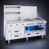 Thumbnail image #3 for Garland Arctic Fire 80-Inch Two-Section Self-Contained Refrigerator Base with 4 Self-Closing Drawers