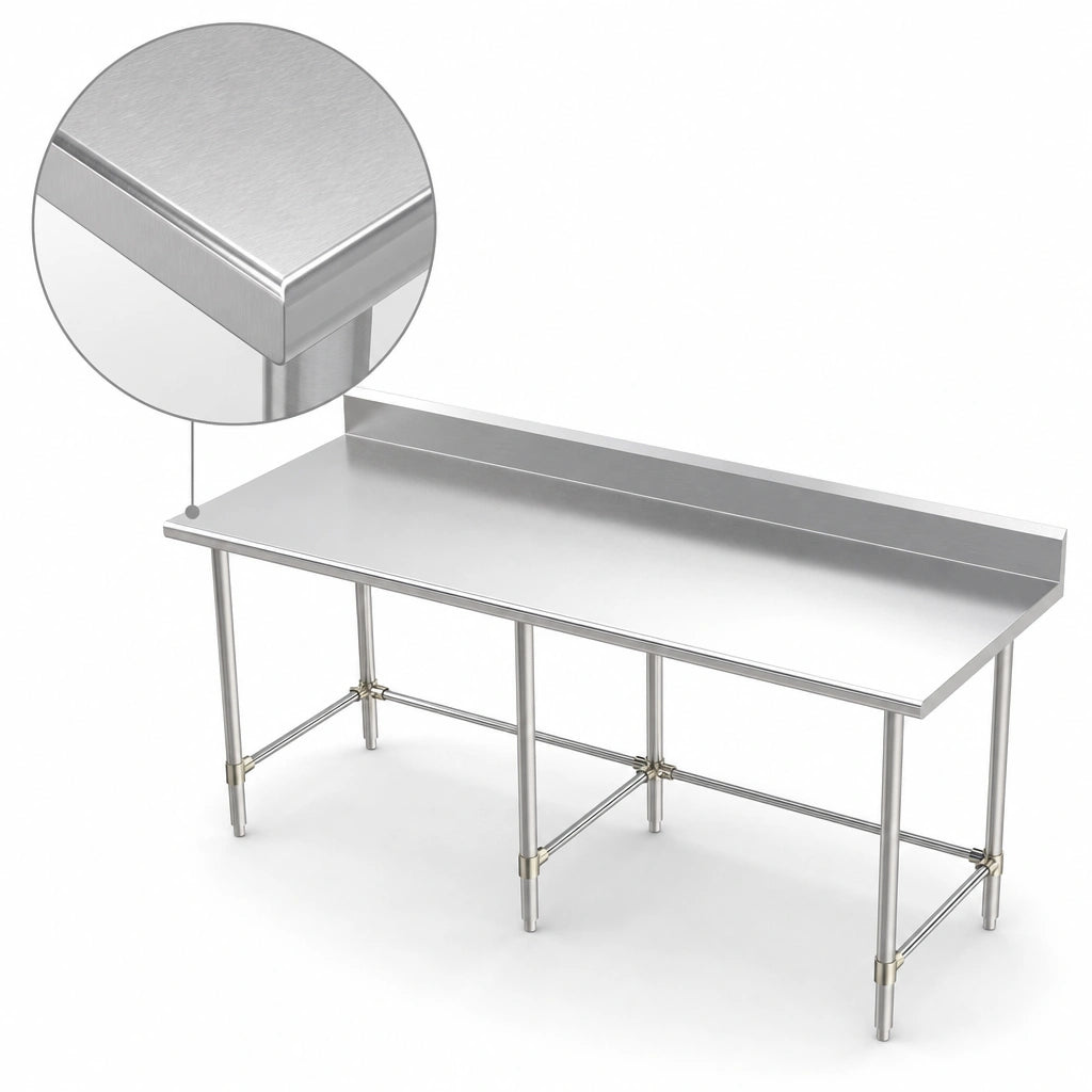 Reinforced Stainless Steel Top