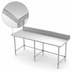 Thumbnail image #3 for 84-Inch x 30-Inch Stainless Steel Reinforced Work Table with 5-Inch Backsplash