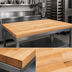 Thumbnail image #3 for John Boos 48-Inch x 42-Inch Edge Grain Maple Wood Work Table Top with Penetrating Oil Finish