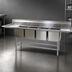 Thumbnail image #3 for Eagle Spec-Master FN2072-4-24R-14/3 Four Compartment Stainless Steel Commercial Sink with Right-Hand Drainboard