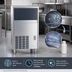 Thumbnail image #3 for Brema Undercounter Cube Ice Maker with Bin, AWS Self-Cleaning, 108 lb/Day, 55 lb Storage