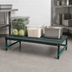 Thumbnail image #3 for QuadPlus Stationary Dunnage Rack with 3-Sided Frame and Louvered Polypropylene Mat, 60 x 24 x 14 Inch, 1000 lb. Capacity