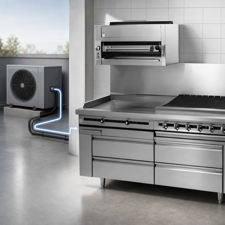 Product image #3 for Titan JFLH-04R-T-66 Fire & Ice Remote Freezer Base, 66-Inch, 4-Drawer