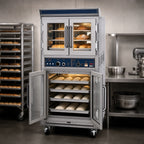 Thumbnail image #3 for Doyon Baking Equipment (Middleby) Jet-Air JAOP3 Single-Deck Full-Size Electric Oven/Proofer Combination, 3-Pan Oven, 9-Pan Proofer