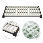 Thumbnail image #3 for Cambro Camshelving® Elevation EWSSKA2448V580 24 x 48 Vented Wall Shelf Add-On Kit, Brushed Graphite