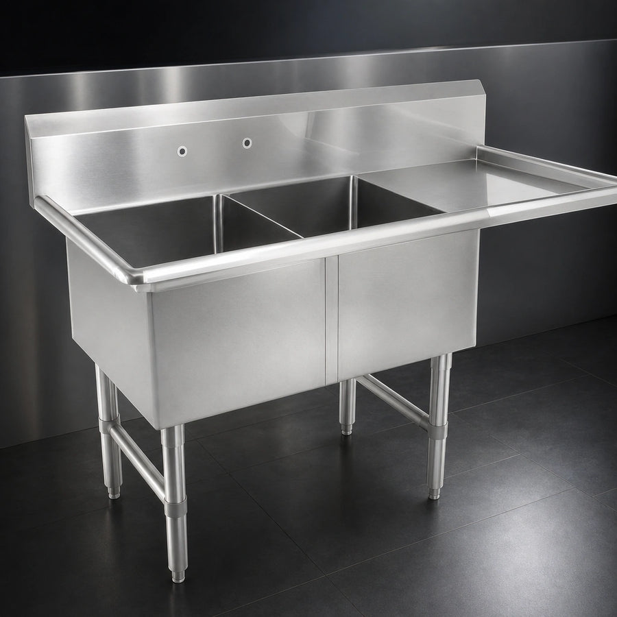 16-Gauge Type 300 Stainless Steel Construction