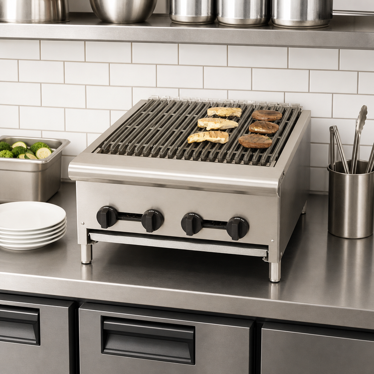 Product image #3 for Comstock-Castle Castle Series Countertop Gas Char-Broiler with 36 x 20 Inch Cooking Area
