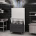 Thumbnail image #4 for Avtec SimpleSpec Type I Wall-Mount Exhaust-Only Fryer Hood for 3 20-Inch Fryers, 66W x 31D x 42H