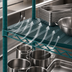 Thumbnail image #3 for QuadPlus 72 Inch x 21 Inch Louvered Green Polymer Shelf Mat with Quad-Adjust Wire Frame