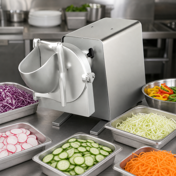 Product image #3 for Univex VS2000 High-Volume Vegetable Slicer/Shredder with Drive Unit, 700 RPM, 1 HP, 115V