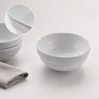 Thumbnail image #4 for American Metalcraft MRB22CL 22 oz Round Cloud Melamine Bowl Case of 24