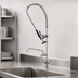 Thumbnail image #3 for equip Single-Hole Deck-Mount Pre-Rinse Unit with Add-On Faucet and 6 1/8 Inch Swing Nozzle