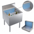 Thumbnail image #3 for Krowne Royal Series Stainless Steel Underbar Ice Bin/Cocktail Unit with Built-In 10-Circuit Cold Plate, 24 x 24 Inch, 92 lb Capacity