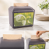 Thumbnail image #3 for Venue Tabletop Fullfold Napkin Dispenser with Ad Insert Slot, 200+ Capacity, Translucent Black Pearl