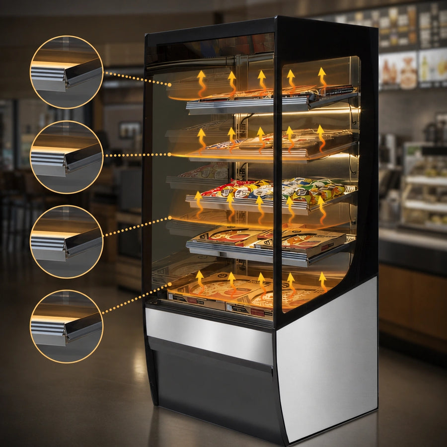 Four Heated Shelves