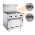 Thumbnail image #4 for Vulcan 36-Inch Electric Restaurant Range with 2 Hot Tops, 12-Inch Griddle and Oversized Oven