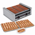 Thumbnail image #3 for Roll-A-Grill Wide Roller Hot Dog Grill with 10 Chrome Rollers, 45 Hot Dog Capacity, 220V