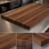 Thumbnail image #3 for Boos Block Full-Length Edge Grain American Black Walnut Kitchen Countertop, 120 x 27 x 1-1/2 Inch, Varnique Finish
