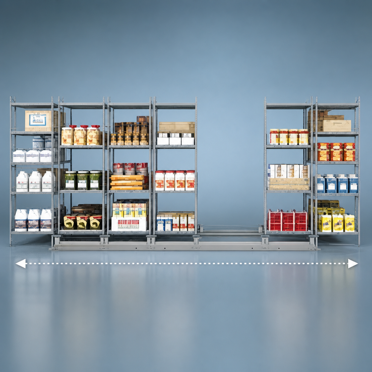 Product image #3 for Metro qwikTRAK HD 15 Ft Track Set for Commercial Shelving
