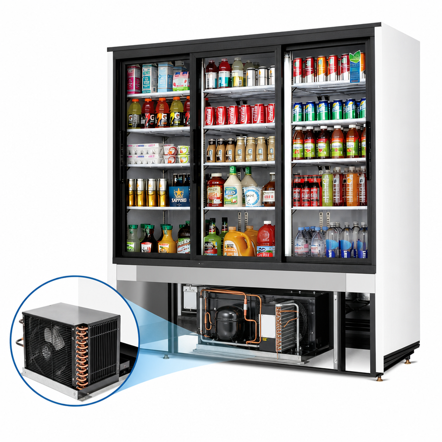 Bottom-Mounted Self-Contained Refrigeration