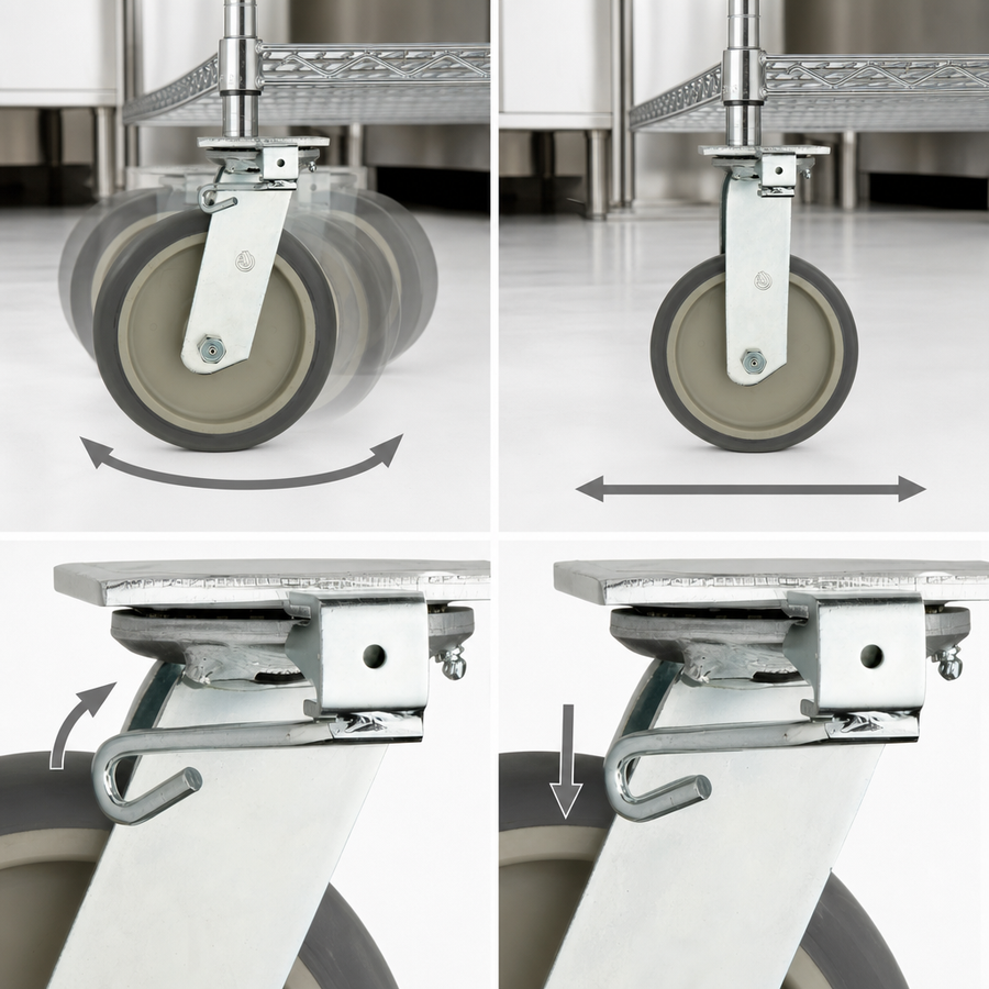 Swivel/Rigid Lock Function