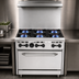Thumbnail image #4 for Wolf WX36-6BN WX Series 36-Inch Natural Gas Commercial Range with 6 Open Burners and Standard Oven