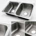 Thumbnail image #3 for Advance Tabco Smart Series 2-Compartment Undermount Sink Bowl, 16 x 20 x 12 Inches, 18-Gauge 304 Stainless Steel