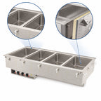 Thumbnail image #3 for Vollrath 36474HD Four-Well Drop-In Hot Food Well, Wet Operation, Insulated, Full-Size Pans, Infinite Controls