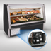 Thumbnail image #3 for Howard-McCray 34E Series Double Duty Endless Design Self-Contained Deli Meat & Cheese Service Case, 124-1/2-Inch, Black Exterior, LED Lighting