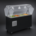 Thumbnail image #3 for Vollrath 2-Series Affordable Portable Refrigerated Cold Food Pan Buffet Station with Clear Acrylic Breath Guard, 4-Pan, 60 Inch