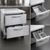 Thumbnail image #3 for Continental Refrigerator SWF32N-D 32 Inch One-Section Work Top Freezer with Drawers