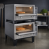 Thumbnail image #3 for Peerless Double-Stack Electric Deck Pizza Oven with 42 x 32-Inch Steel Deck Interior