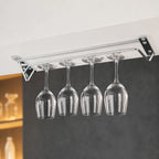 Thumbnail image #3 for Crestware GCHR10 10-Inch Bright Chrome Ceiling-Mounted Glass Hanging Rack Case of 72