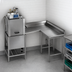 Thumbnail image #3 for Eagle Group Corner Clean Dishtable, 84-Inch Machine-to-Corner x 60-Inch Corner-to-End, Left-to-Right Operation