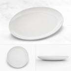 Thumbnail image #4 for CFS Brands Epicure® 4380102 10-Inch Round Coupe Dinner Plate, White Melamine Case of 48
