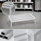 Thumbnail image #3 for Channel Manufacturing ED2448 Tubular Aluminum Dunnage Rack, 48 x 24 x 12 Inches, 2,200 lb. Capacity