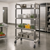 Thumbnail image #3 for Cambro Camshelving Elements XTRA High Density Top Rail 4-Tier Vented Mobile Starter Unit, 24