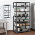 Thumbnail image #3 for Quantum IRONMAN 7-Shelf Open Steel Shelving Unit, 42 x 18 x 75 Inches, 400 lb. Per Shelf