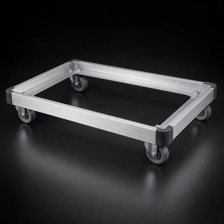 Product image #3 for Metro Made-to-Order 30W x 18D Aluminum Truck Dolly Frame with Corner Bumper