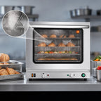 Thumbnail image #3 for Koolmore KM-CTCO-23STI 23-Inch Countertop Half-Size Convection Oven with Steam Injection, 4 Racks, Manual Controls, 240V