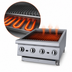 Thumbnail image #3 for Garland GTBG24-NR24 24-Inch Heavy-Duty Countertop Gas Radiant Charbroiler with Non-Adjustable Cast Iron Grates