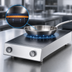 Thumbnail image #3 for Garland Instinct Dual Hob 2-Burner Countertop Induction Cooktop, Rotary Control, Stainless Steel